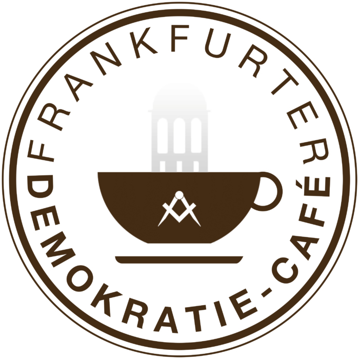 Logo Frankfurter Demokratie-Café Freimaurer-Interviews Podcast